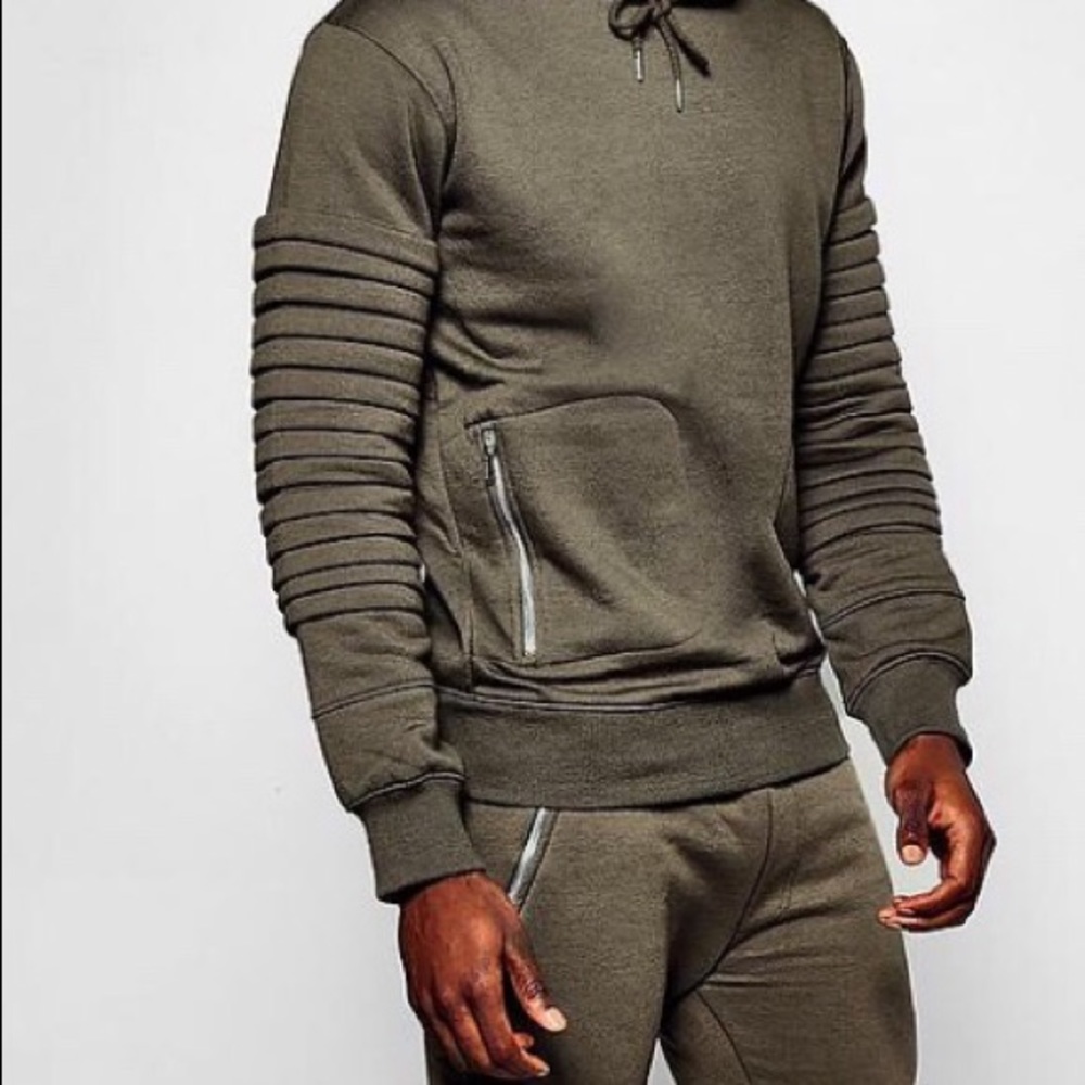 Skinny Fit Biker Tracksuit